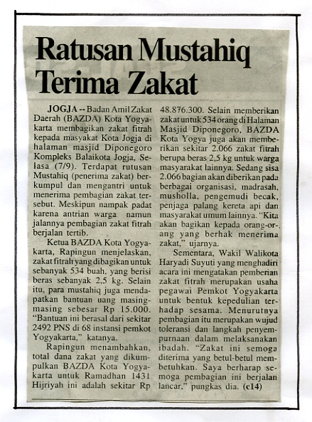 Kliping jogja terbaru